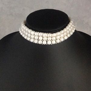 unknown Jewelry - Faux Pearl Stretch Choker unknown Jewelry - Faux Pearl Stretch Choker